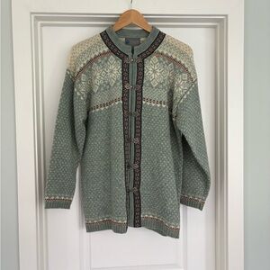 VTG Squaw Valley Fair Isle Wool Carigan M